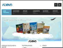 Tablet Screenshot of aboveonline.com.br